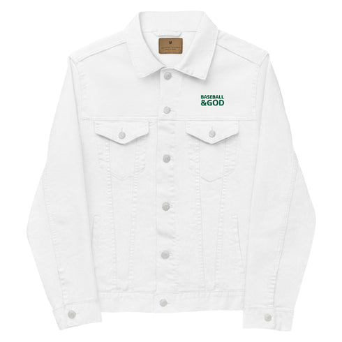 Baseball &God Evergreen Denim Jacket